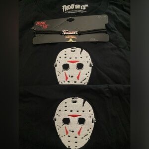 Friday the 13th set of tees with choker